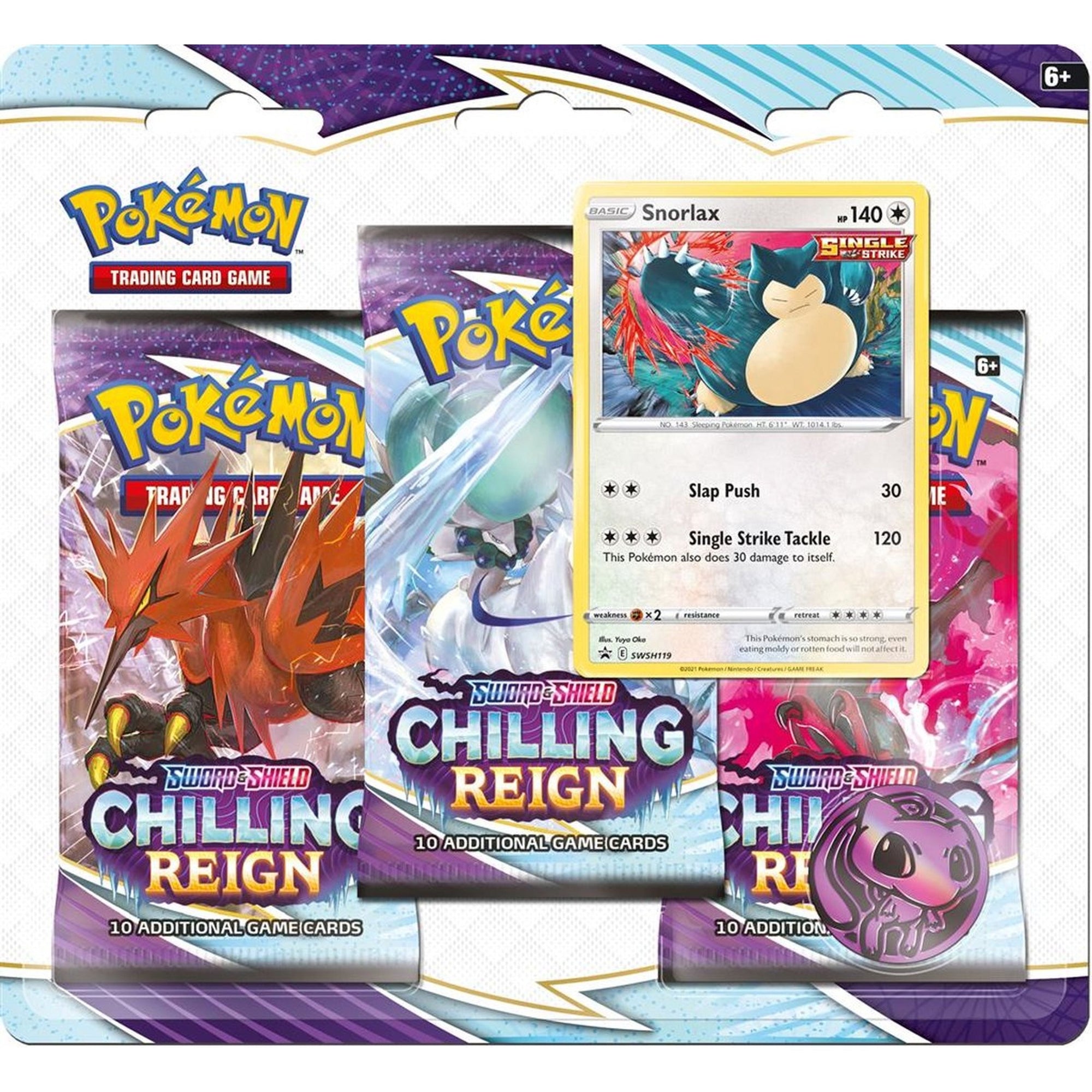 Pokémon Chilling Reign 3-pack blister - Pokeca.NL