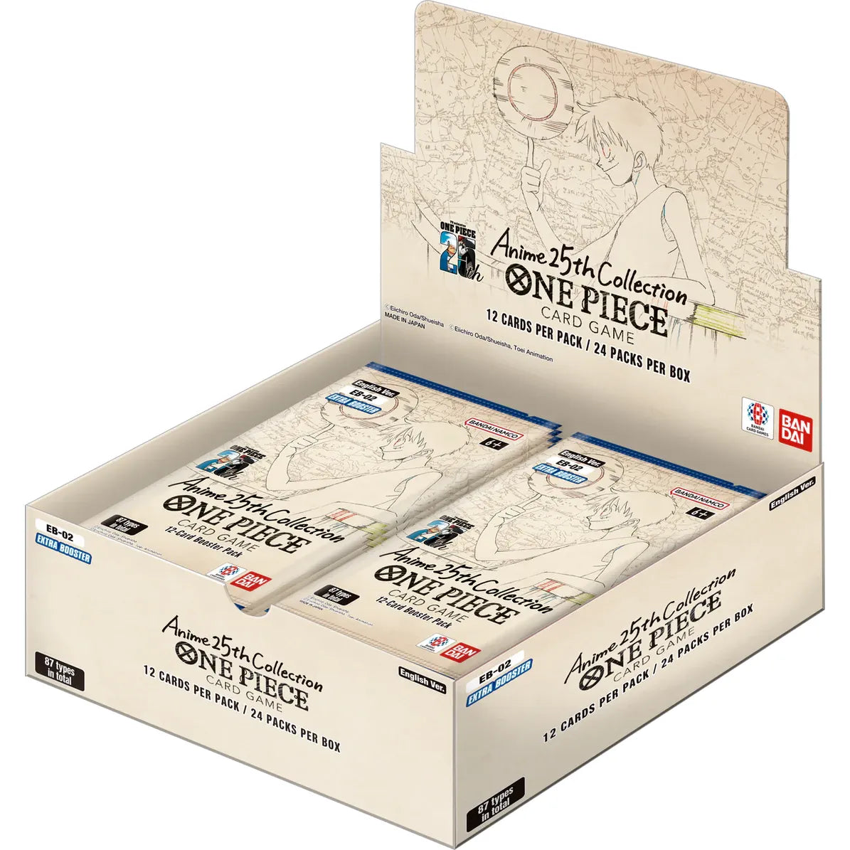 One Piece Anime 25. Kollektion Booster Box [EB-02] EN