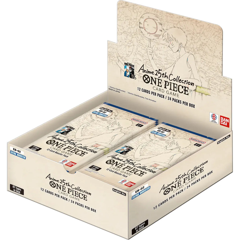 【信頼】 Piece One Anime EN [EB-02] Box Booster Collection 25th ワンピース カードゲーム