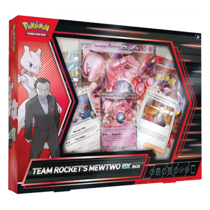 Pokemon Team Rocket's Mewtwo ex Box