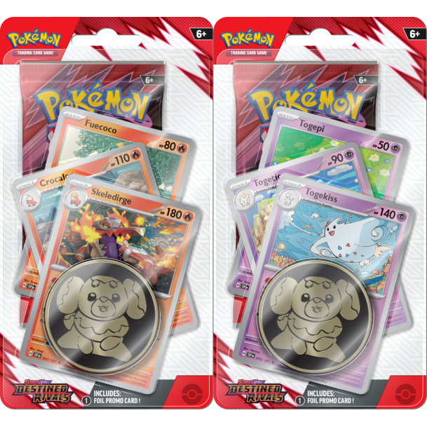 Pokémon Destined Rivals Premium Checklane Blister Max 2 p.p. - Pokeca.NL