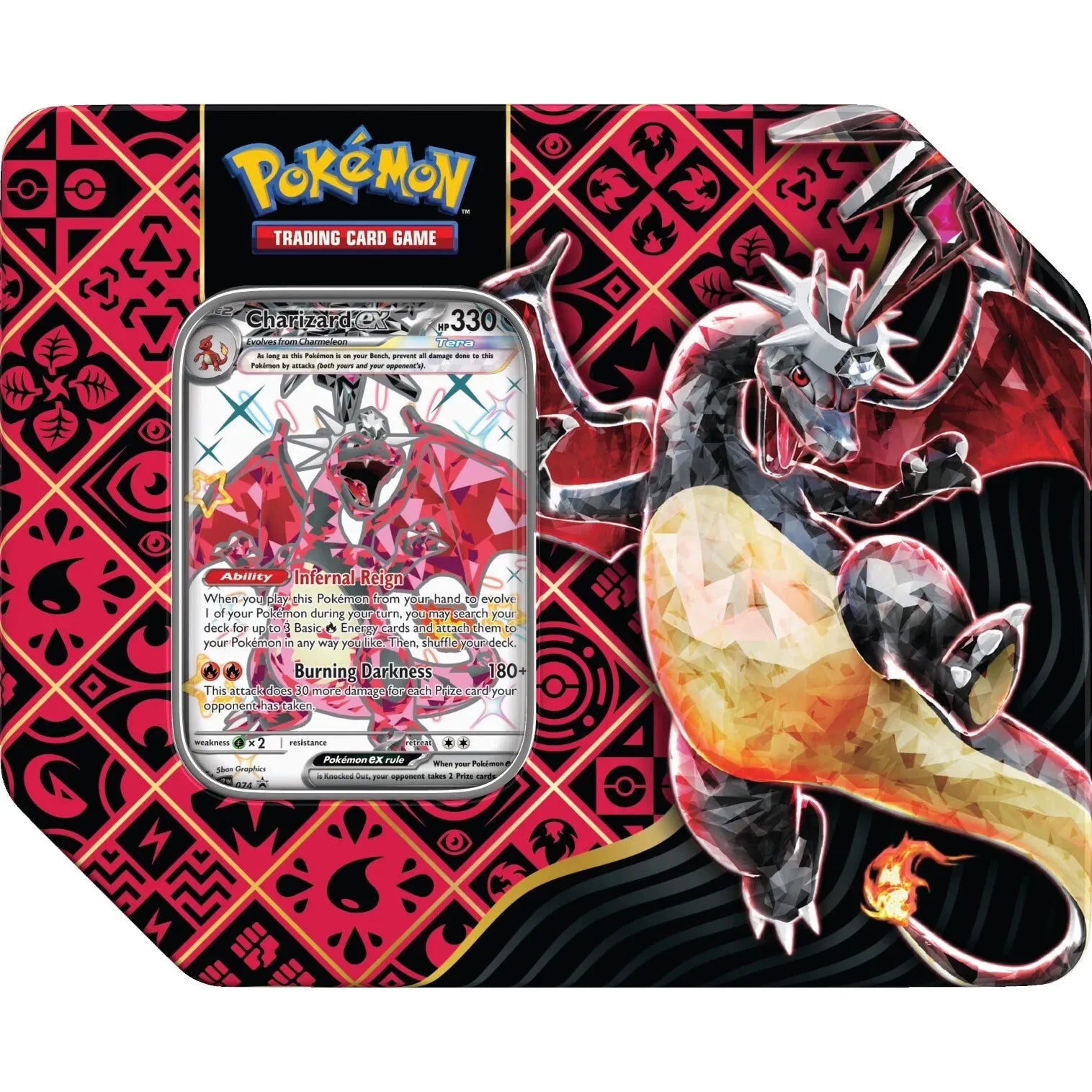 Pokémon Paldean Fates SV4.5 5-Booster Tin - Pokeca.NL