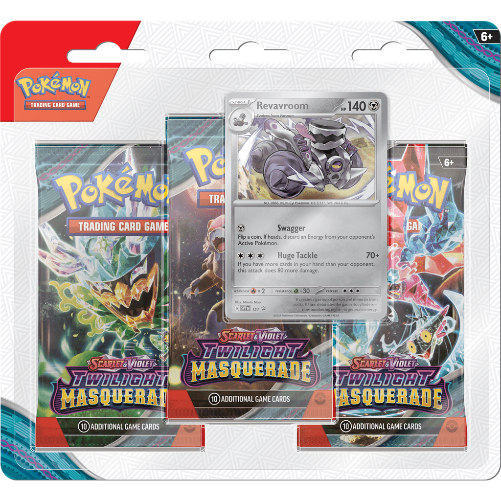 Pokémon Twilight Masquerade 3-pack Blister - Pokeca.NL