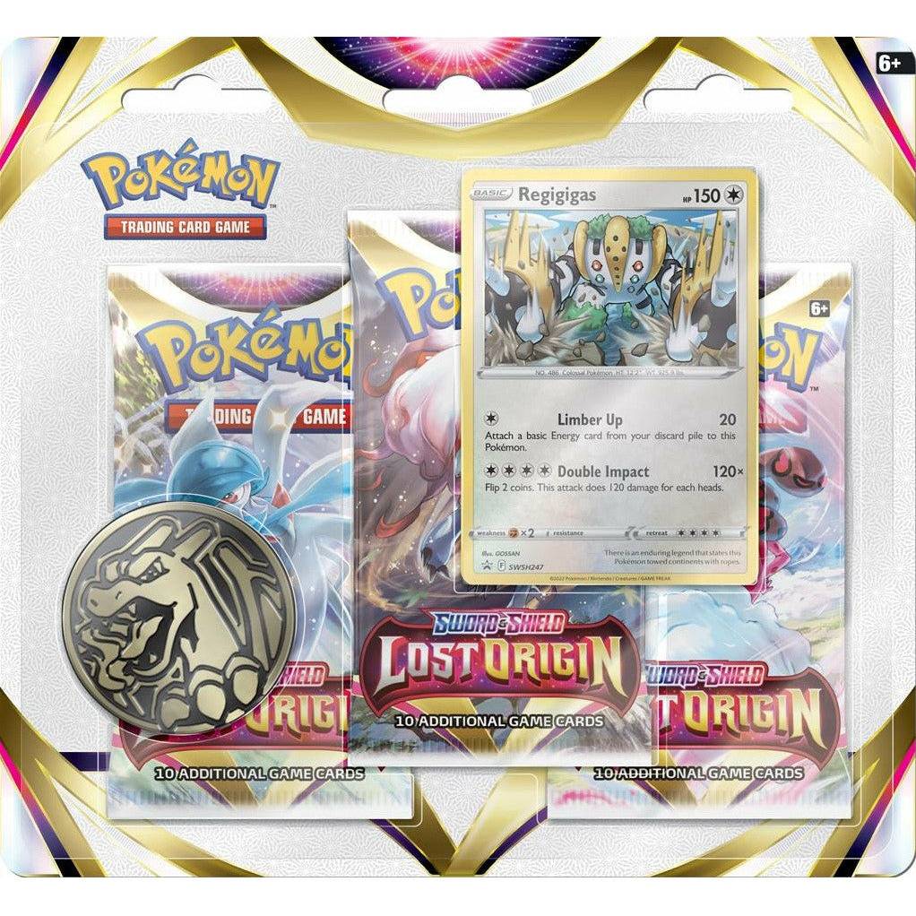 Pokémon Sword &amp; Shield Lost Origin 3-pack Blister Regigigas - Pokeca.NL